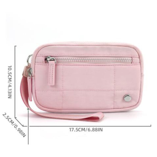 Το Iris' Wallet2ης γενιάς, αδιάβροχο νάιλον καπιτονέ πορτοφόλι με φερμουάρ 3, λευκό για 1