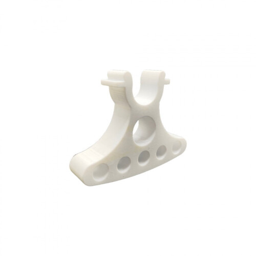 Fietsstuurhouder 14,3 cm wit 2-pack