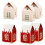 Κουτί δώρου Enchanted Christmas Cottage, 7,09x14,96", σε σχήμα σπιτιού, με λαβή – Συσκευασία δώρων 6