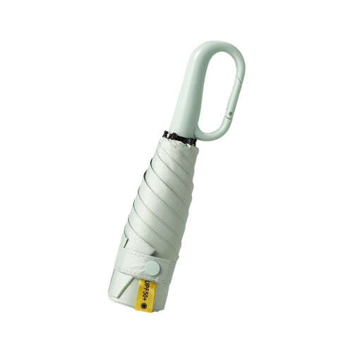 Automatic Open Clasp Umbrella Black Coating Sun-Light Green