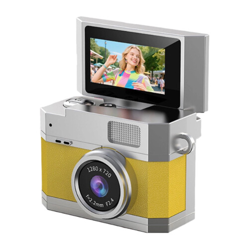 Ρετρό μίνι ψηφιακή φωτογραφική μηχανή1080P FHD, οθόνη IPS 0,96", 6 φίλτρα, μορφή AVI,
