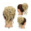 Chignon synthétique, postiche, chignon bouclé et volumineux, extensions de cheveux avec élastique 1
