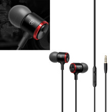 Casque d'ordinateur supra-auriculaire en métal noir avec basses profondes, embouts en silicone ergonomiques et confortables pour le jeu et le travail