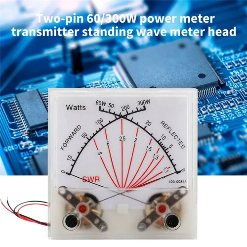 Standing Wave Ratio SWR Watt Meter Radio Power Meter Transmitter with Backlight 1