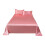 Σετ σεντόνια Queen Size - 3 τεμάχια σεντόνια Ice Silk Satin, αντιρυτιδικά για όλες τις εποχές, 2
