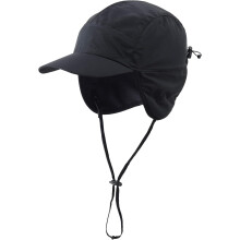 Cappello invernale da uomo impermeabile con visiera, berretto da baseball caldo foderato in pile con paraorecchie, cappello da cacciatore/trooper per