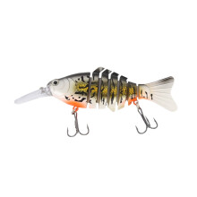 Set di 2 esche artificiali a forma di gamberetto con coda a paletta, 12 cm, 23 g