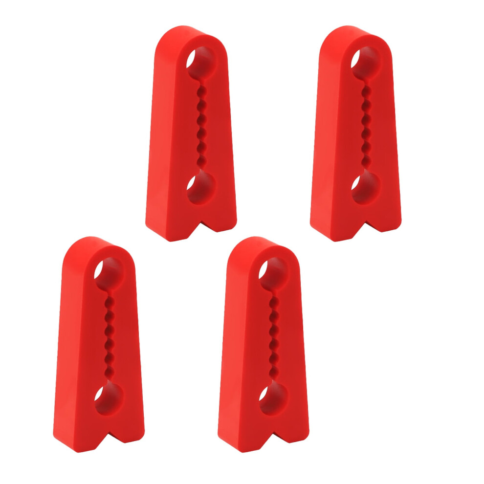4Pcs Silicone Car Door Buffer Pads Eliminate Squeaking Noise Vibrations Dampening Accessory Easy Install 9152228374188