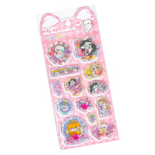 3D Glitters Sand Decorative Sticker with Relaxing-Angel comes