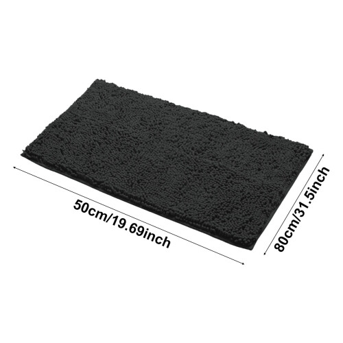 Soft Plush Microfiber Shower Mat 20x30 Inch 1