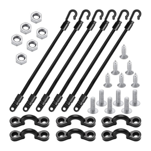 Aluminium kajakhengelhouder set (500 mm)