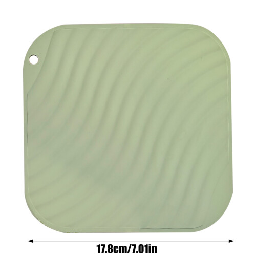 Quadratische Silikon-Untersetzermatte, 18 cm, hitzebeständig 1