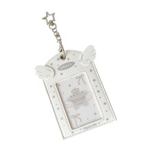 3 Inch Mini Photo Protector With Carry Hook Key Organizes-White