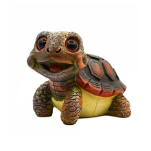 Hars schildpadden klein beeldje voor tuinpatio's,