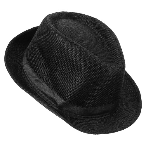 Boys Fedora Hat Stylish Black Dance Cap Comfortable for Performances