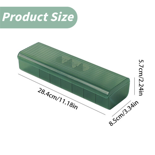 Boîte de rangement de câbles en plastique vert (1 pièce) 1