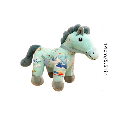 Plush Pony Toy Unisex 14cm Soft Fluffy 1