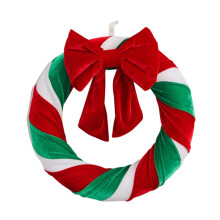 Guirlanda de Natal em Veludo, Decoração de Natal, Guirlanda de Natal para Porta de Entrada, para Festa de Natal, Decoração de Ano Novo para Casa,