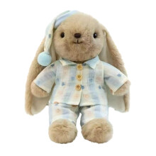 27 cm große, niedliche Hasen-Plüschpuppe – Weiches Kuscheltier für Mädchen, Oster-/Geburtstagsgeschenk, Schlafzimmerdekoration, 1 Stück