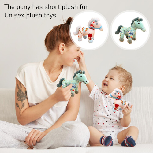 Plush Pony Toy Unisex 14cm Soft Fluffy 2