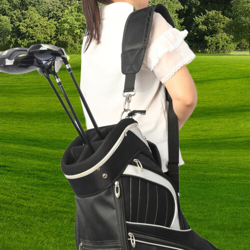 Golfs Bag Strap Adjustable Golfs Cart Bag Strap Comfortable Golfs Bag Padded Shoulder Strap Replacement 1