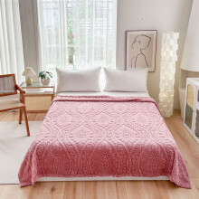 Fleece Blanket Coverlet with Soft Plush Fabric for Cozy Warmth and Comfort, Reversible Design for Versatile Use, Perfect for Sofa Bed or Office Naps