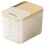 Lufttæt beholder til opbevaring af hundefoder, beige, 4,5 kg 8