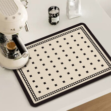 Tapis de séchage super absorbant et antidérapant pour cuisine et salle de bain – Protège les plans de travail, éviers et vasques ; facile à