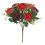 Mesterséges bazsarózsa csokor piros 29,5 cm 2
