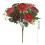 Mesterséges bazsarózsa csokor piros 29,5 cm 3