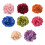 Embrasses de rideaux à fleurs artificielles (4 pièces) 5