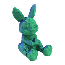Set decor iepuraș de Paște imprimat 3D cu iepurași mici