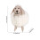 Boho Felt Sheep Ornament White 6 x 6 x 11 cm 3