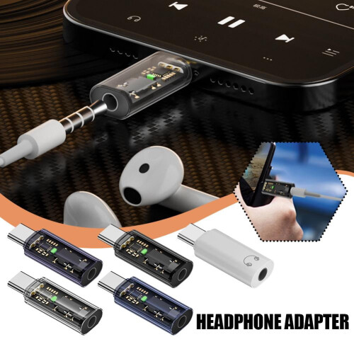 USB-C to 3.5 mm Audio Adapter,Type-C to Aux Converter Cable 2