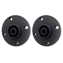 Professional 4 Pin Speakon Socket Connector Amplifier Converter Plug Twist Lock Latching Speakon Socket