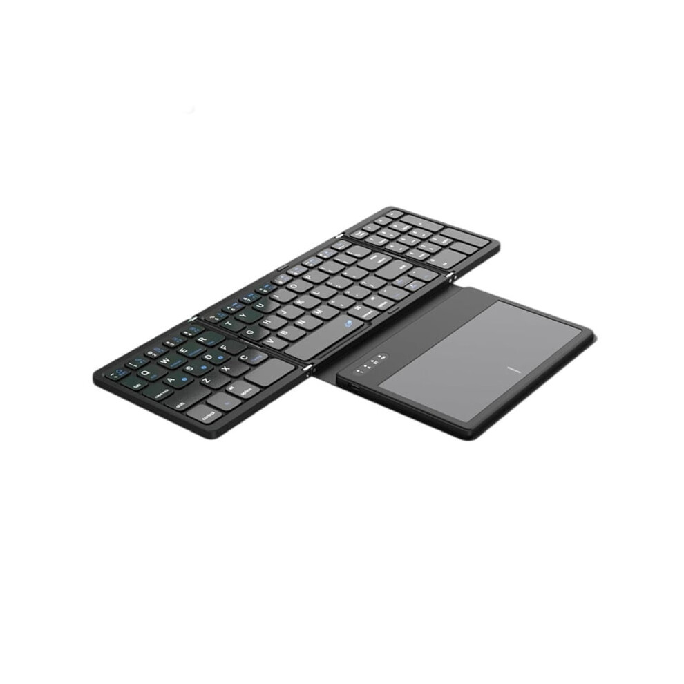 Foldable Bluetooth Keyboard With Touchpad And Numeric Keypad 9066521434176