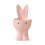 Porte-œufs en céramique rose en forme de lapin (1 pièce) 2