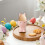Porte-œufs en céramique rose en forme de lapin (1 pièce) 4