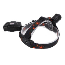 Linterna frontal LED P50 de perla 0-90 telescópica 18650x3