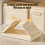 Storage Box With Lid, Plastic Rectangle Crate, Foldable, Stackable, Modern, Home Office, Outdoor Sheds, Storage Container, Organizer Shelf TOPLIU 4