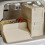 Storage Box With Lid, Plastic Rectangle Crate, Foldable, Stackable, Modern, Home Office, Outdoor Sheds, Storage Container, Organizer Shelf TOPLIU 5