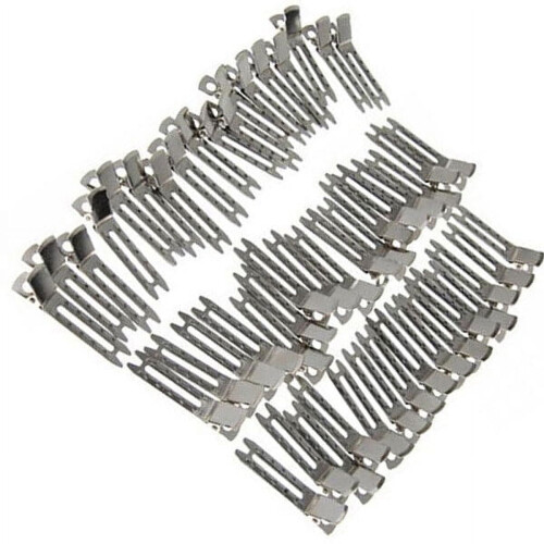 Mlins Alligator Hårspännen, Silver, 50 st 1