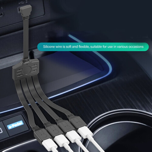 Καλώδιο διαχωριστή USB 4in1USB2.0 Καλώδιο διαχωριστή τροφοδοσίας USB Αρσενικό σε 4USB 1