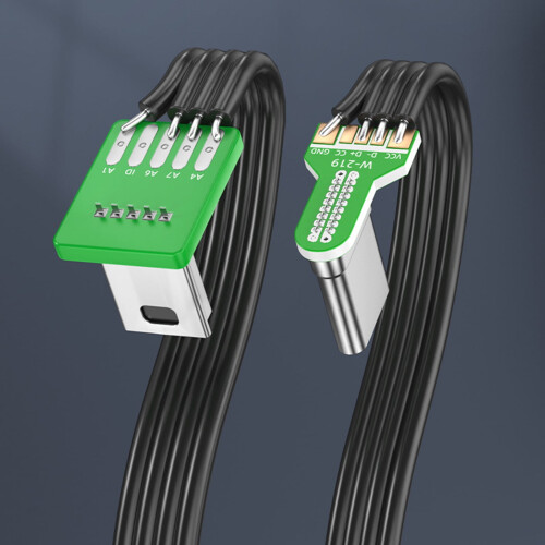 Εύκαμπτο καλώδιο δεδομένων σιλικόνης USB C σε USB για τηλέφωνα, tablet, καλώδιο φόρτισης 2