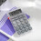 Transparent Gradient 8-Digit Mini Calculator Portable Desktop Device for Financial Operations and Office Study Needs 4