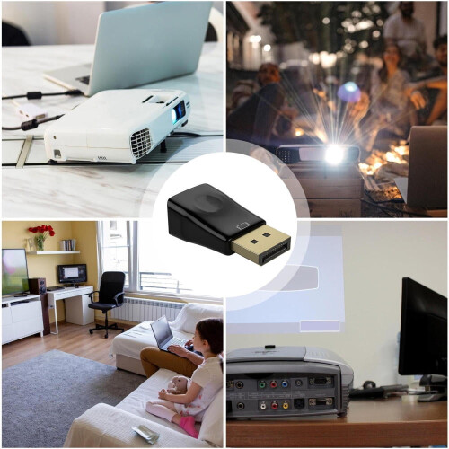 Προσαρμογέας DP σε VGA – Μετατροπέας σήματος Plug & Play για υπολογιστές, τηλεοράσεις, 2