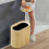 Poubelle avec couvercle à pression, design fin, 1 unité 5