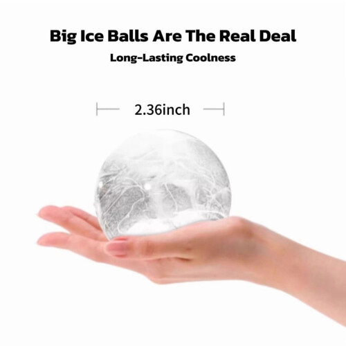 3-Piece Silicone Ice Ball Trays with Lids 2