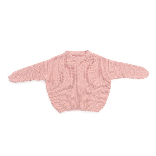 Mädchenpullover, Strickpullover mit Rundhalsausschnitt, langen Ärmeln, modischer Pullover für kaltes Wetter, Herbstpullover für Kinder, Z02 2