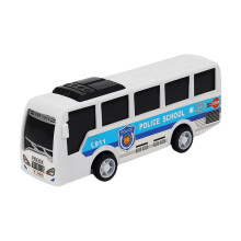 1 stuk speelgoedbus met terugtrekmechanisme, geschikt voor peuters van 1-5 jaar, ideaal als cadeautje voor in de kerstsok, verjaardagscadeau of